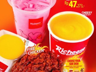 Promo Richeese Factory Combo Complete mulai Rp 41.818 dengan paket ayam dan minuman hemat
