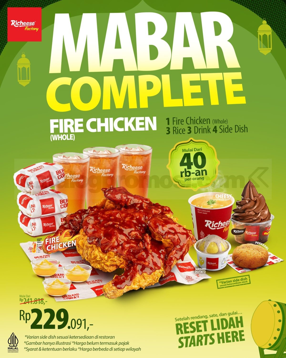 Promo Richeese Factory Mabar Complete mulai Rp. 40 Ribuan Promo Richeese Factory Mabar Complete mulai Rp. 40 Ribuan 2