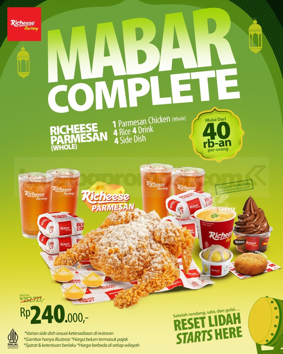 Promo Richeese Factory Mabar Complete mulai Rp. 40 Ribuan Promo Richeese Factory Mabar Complete mulai Rp. 40 Ribuan 3