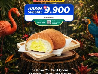 Promo Roti'O Bank Saqu 2 Roti Rp. 9.900 dengan pembayaran QRIS Bank Saqu