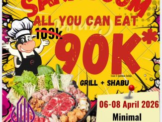 Promo Sakabe Buffet Sakaboom All You Can Eat Rp. 90.000 grill dan shabu April 2026