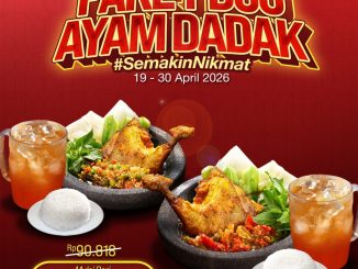 Promo Sambal Bakar Paket Duo Ayam Dadak Rp.79.920 periode 19 – 30 April 2026 paket ayam sambal dadak dine-in