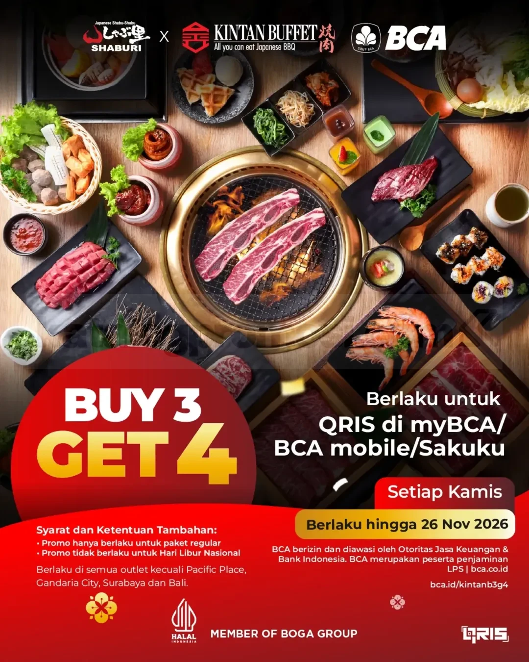 Promo Shaburi Kintan Buffet All You Can Eat Diskon hingga 50% Promo Shaburi Kintan Buffet All You Can Eat Diskon hingga 50% 3