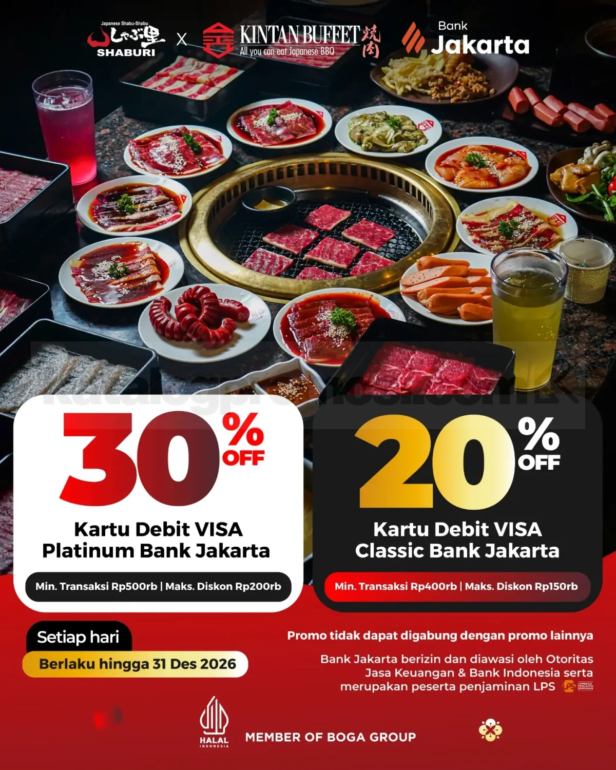 Promo Shaburi Kintan Buffet Diskon hingga 30% Bank Partner Promo Shaburi Kintan Buffet Diskon hingga 30% Bank Partner 1