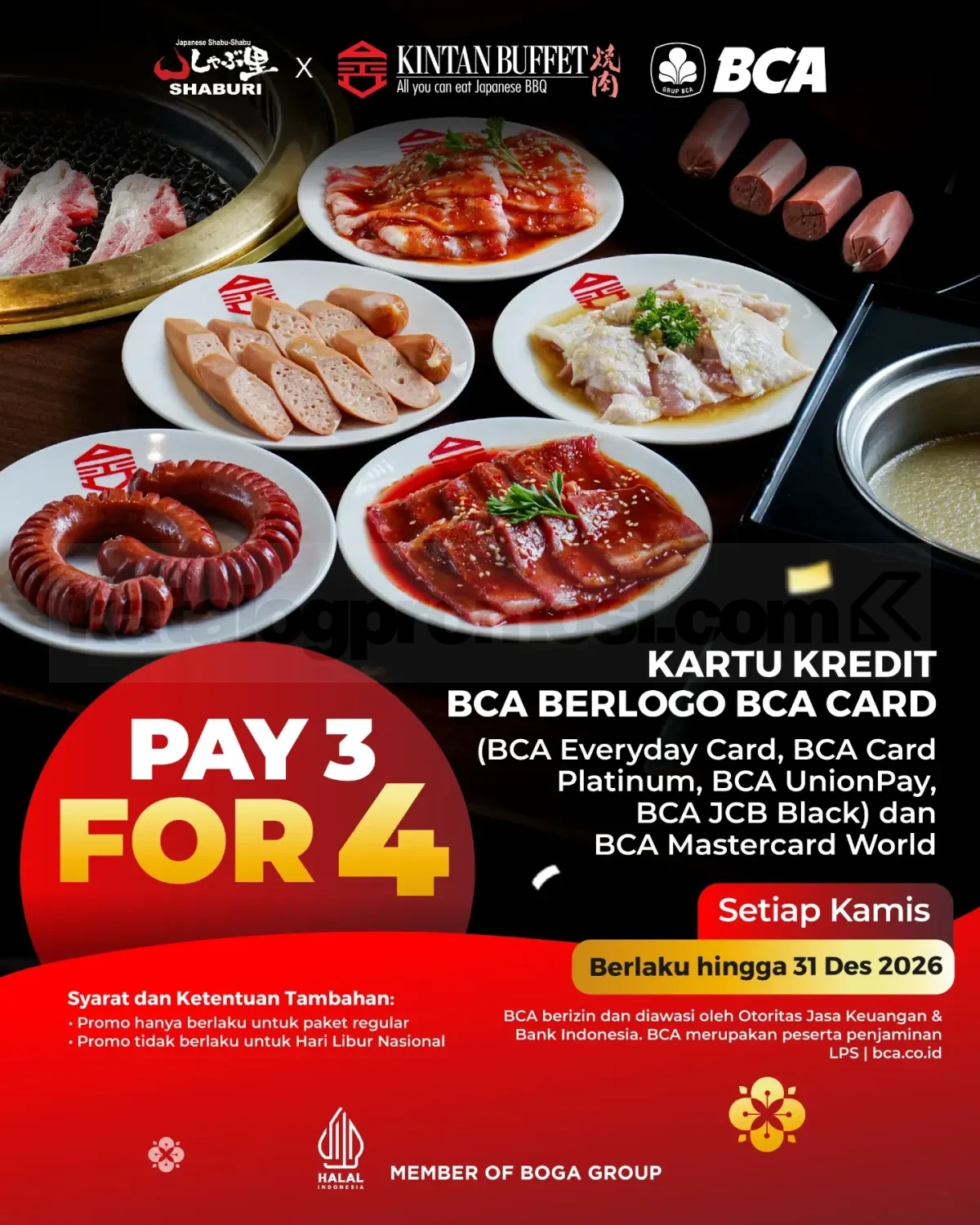 Promo Shaburi Kintan Buffet Diskon hingga 30% Bank Partner Promo Shaburi Kintan Buffet Diskon hingga 30% Bank Partner 2