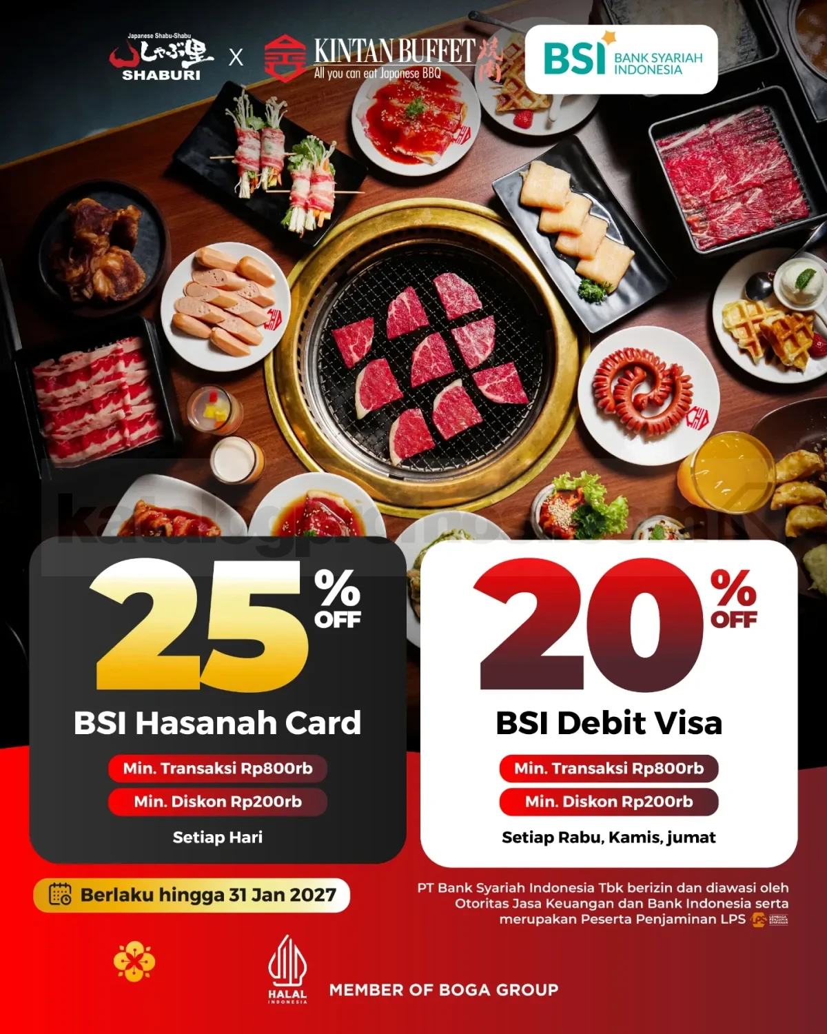 Promo Shaburi Kintan Buffet Diskon hingga 30% Bank Partner Promo Shaburi Kintan Buffet Diskon hingga 30% Bank Partner 3