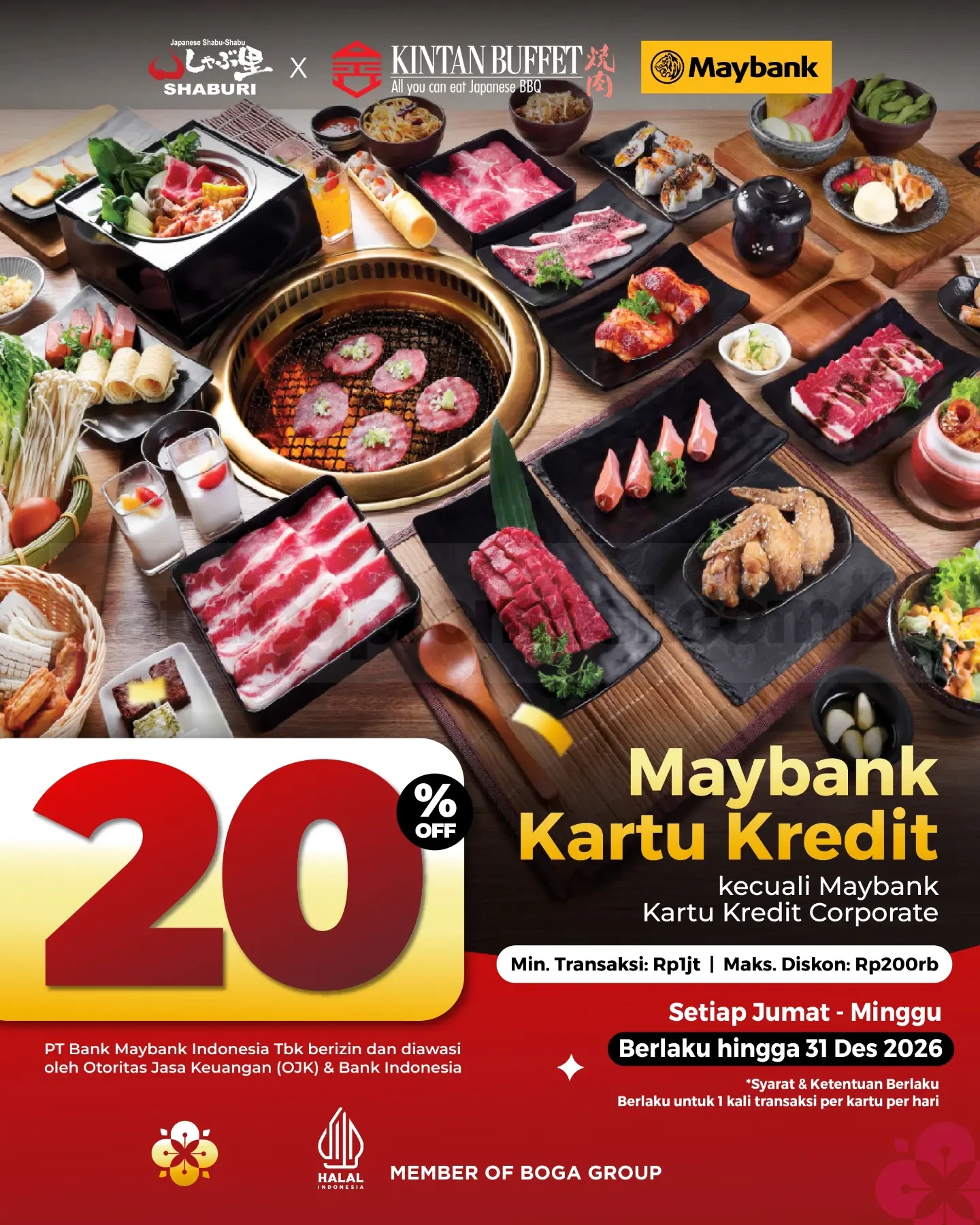 Promo Shaburi Kintan Buffet Diskon hingga 30% Bank Partner Promo Shaburi Kintan Buffet Diskon hingga 30% Bank Partner 6