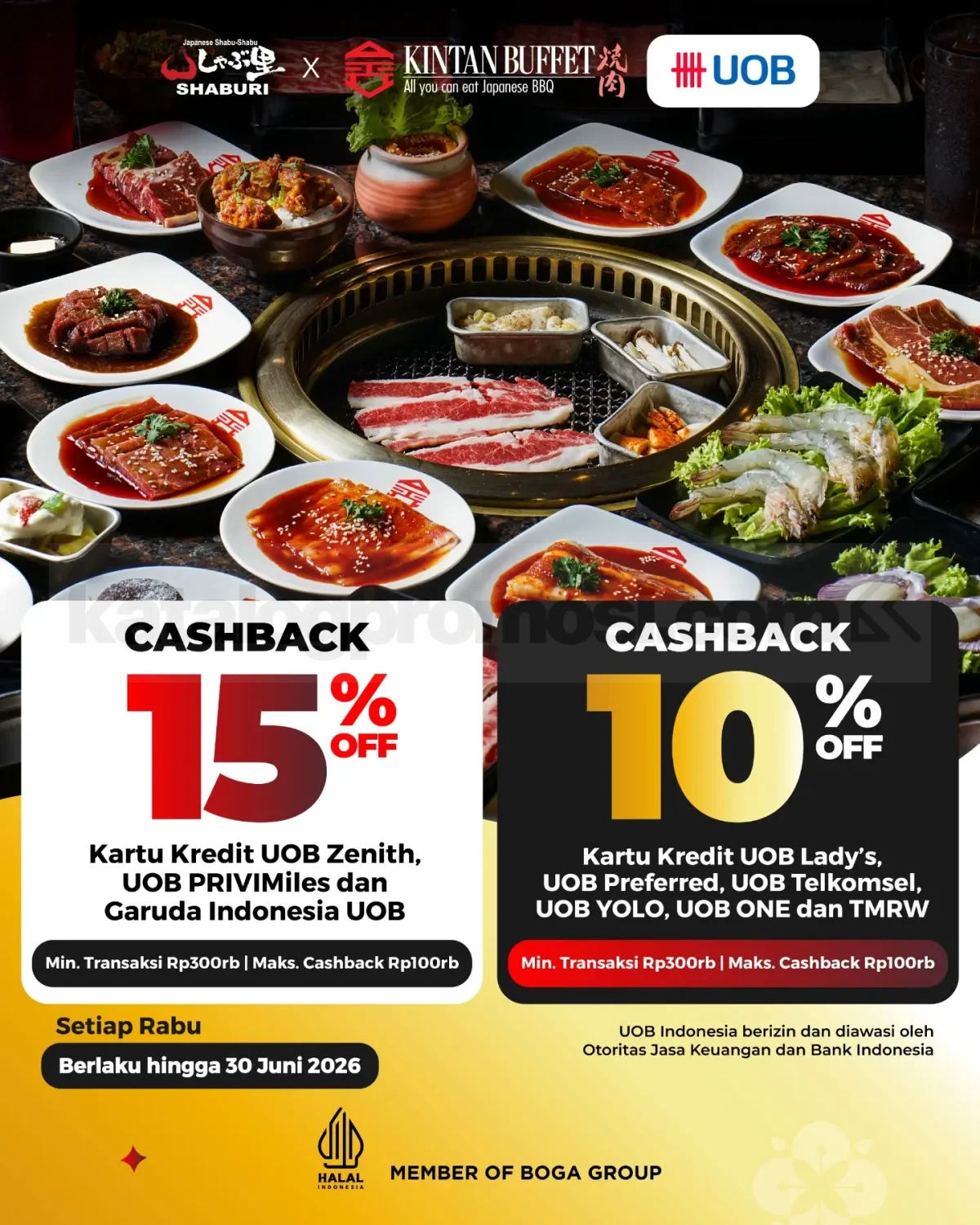 Promo Shaburi Kintan Buffet Diskon hingga 30% Bank Partner Promo Shaburi Kintan Buffet Diskon hingga 30% Bank Partner 9