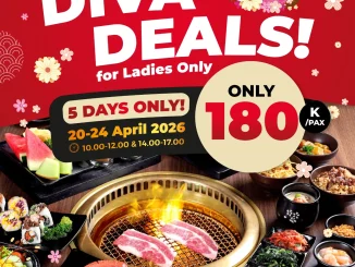 Promo SHABURI KINTAN BUFFET Hari Kartini AYCE Rp.180.000 khusus pelanggan wanita