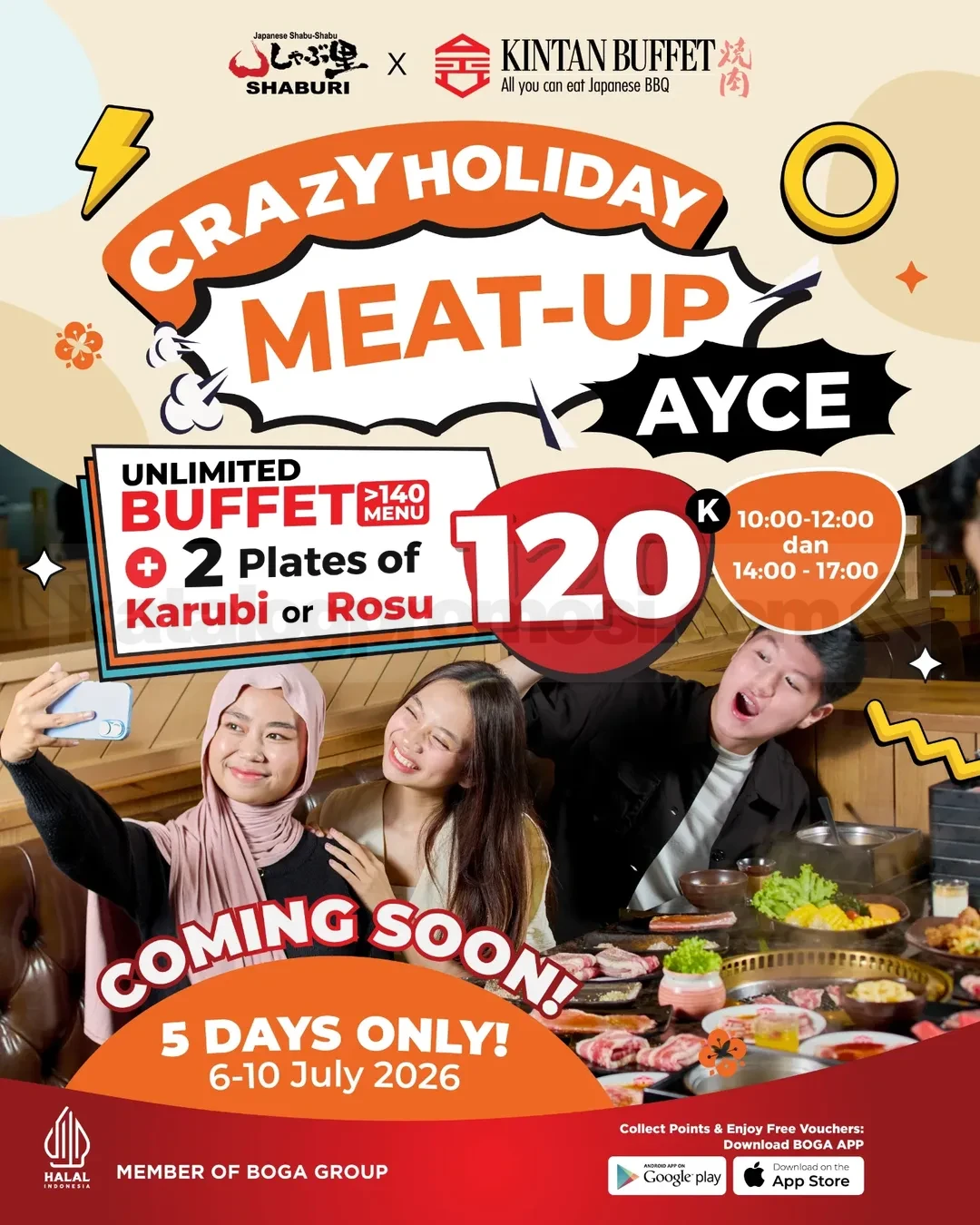 Promo Shaburi x Kintan Buffet Crazy Holiday Meat-Up AYCE 120K Promo Shaburi x Kintan Buffet Crazy Holiday Meat-Up AYCE 120K 2