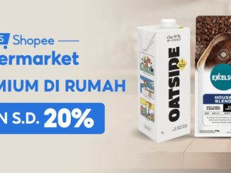 Promo Shopee Supermarket Kopi Premium di Rumah diskon hingga 20% untuk Oatside, Excelso, dan Morin