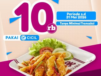 Promo Solaria DANA Voucher Diskon Rp. 10.000 untuk pengguna DANA Cicil hingga 31 Mei 2026