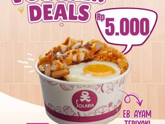 Promo Solaria Express Bowl Ayam Teriyaki Rp. 5.000 Voucher Deals ShopeeFood periode 1-5 Juni 2026