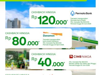 Promo SPBU BP Cashback hingga Rp. 120.000 Transaksi Non-Tunai periode April – Desember 2026 berbagai metode pembayaran digital