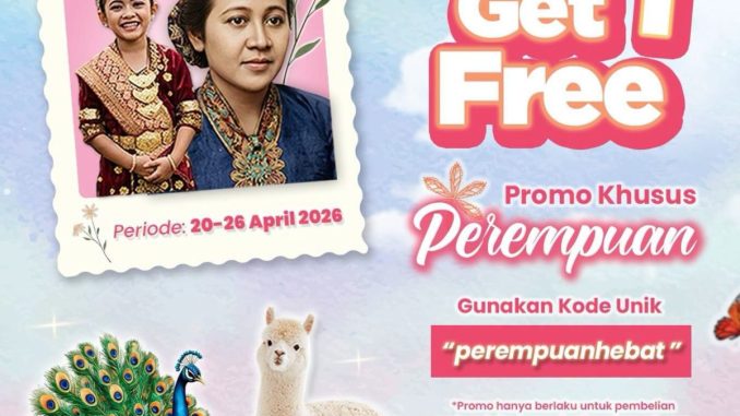 Promo SQP Park Hari Kartini Beli 1 Gratis 1 Park Access periode 19 – 25 April 2026 khusus pengunjung perempuan