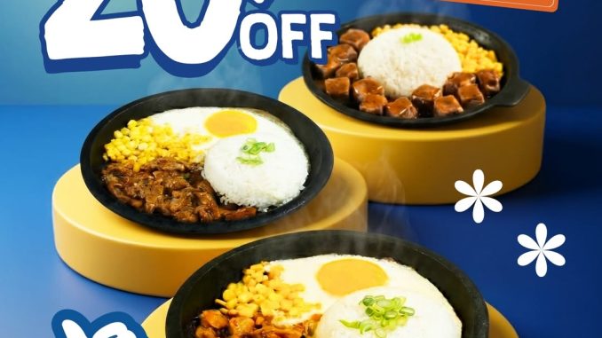 Promo Steak With U Tanggal Tua Hotplate Rice Diskon 20% untuk semua varian Hotplate Rice di Surabaya