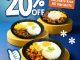 Promo Steak With U Tanggal Tua Hotplate Rice Diskon 20% untuk semua varian Hotplate Rice di Surabaya