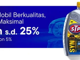 Promo STP Oto Brand Day Diskon hingga 25% di STP Flagship Store Blibli untuk produk perawatan mesin kendaraan