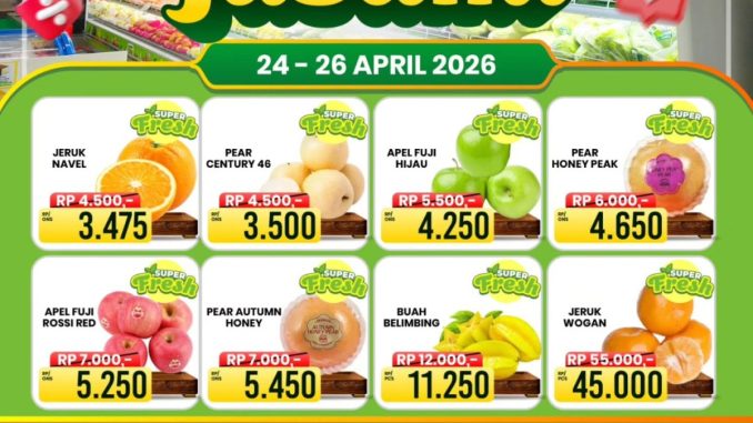 Promo Super TOP JUSAMI Weekend 24-26 April 2026