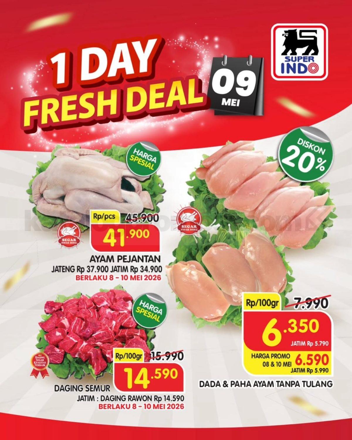 Promo Superindo HANYA 1 HARI 09 Mei 2026