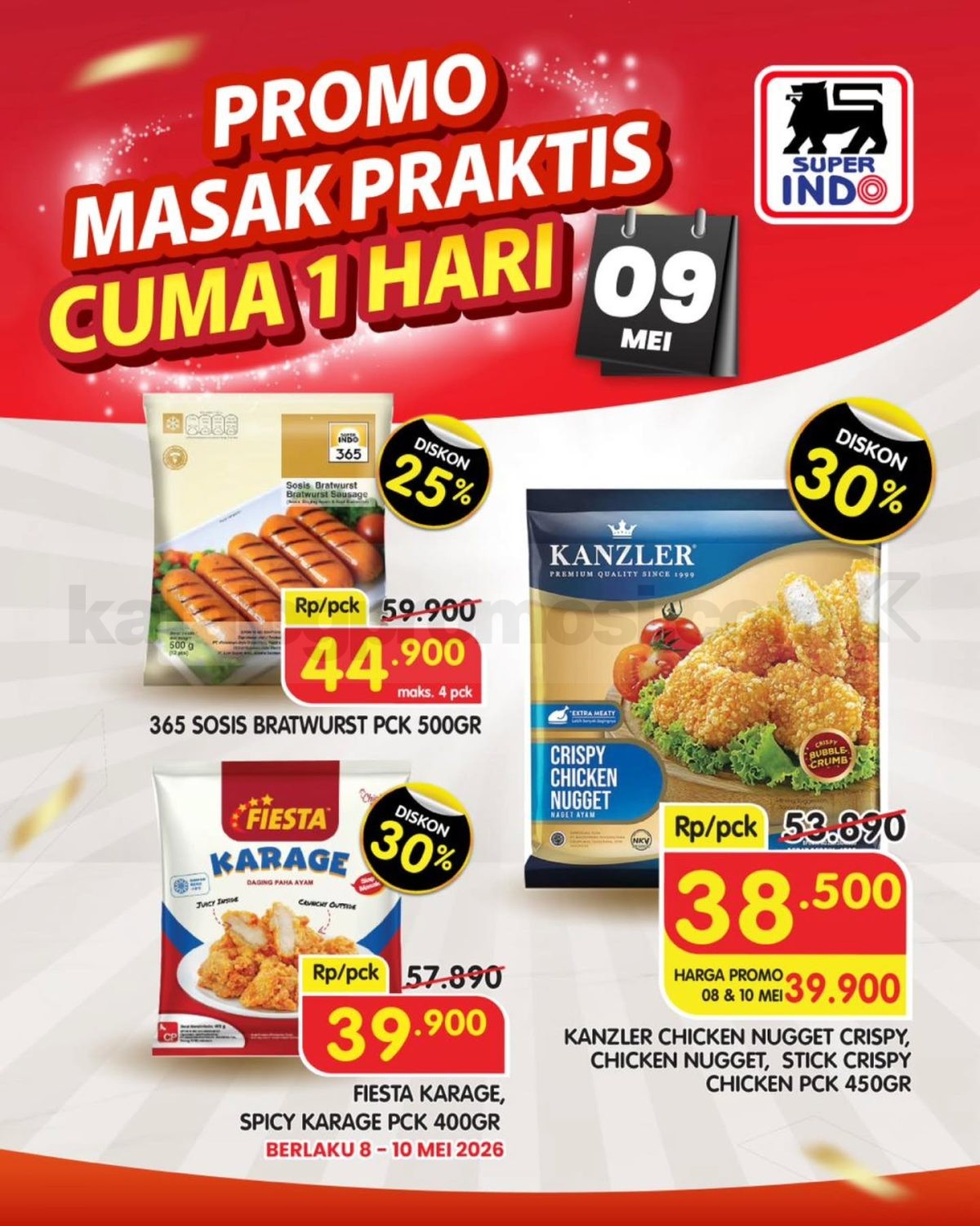 Promo Superindo HANYA 1 HARI 09 Mei 2026