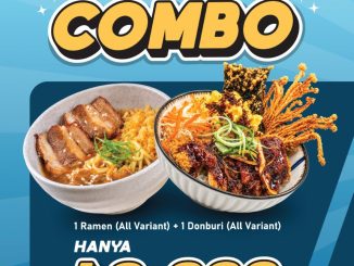 Promo SushiKUN Craving Combo Rp. 49.999 paket Ramen dan Donburi untuk dine-in di Jawa Barat dan Jakarta.