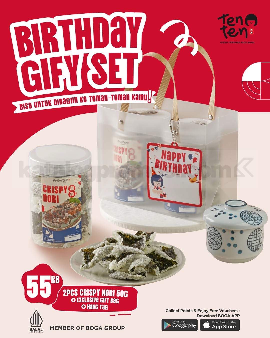 Promo Ten Ten Birthday Diskon hingga 50% + Gratis Tempura Promo Ten Ten Birthday Diskon hingga 50% + Gratis Tempura 2