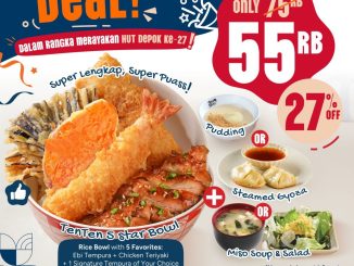 Promo Ten Ten HUT Kota Depok Menu Favorit Rp.55.000 periode 27 April – 3 Mei 2026 di Ten Ten Margo City Depok