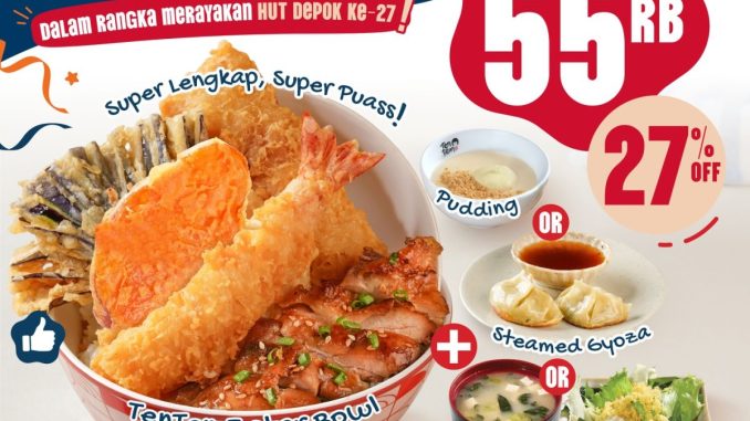 Promo Ten Ten HUT Kota Depok Menu Favorit Rp.55.000 periode 27 April – 3 Mei 2026 di Ten Ten Margo City Depok