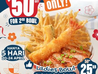 Promo TENTEN Hari Kartini Diskon 50% Bowl Kedua Ladies Bowl Chicken Teriyaki
