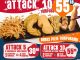 Promo TENTEN Tempura Attack 10pcs Rp. 55.000 periode April 2026