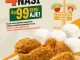 Promo Texas Chicken HUT Jakarta 499 paket 4 ayam 4 nasi Rp99 ribu