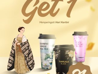 Promo Tianlala Kartini Day Buy 2 Get 1 Minuman segar 21 April 2026