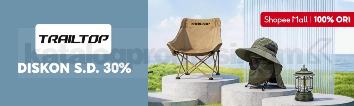 Promo TrailTop Outdoor Gear Diskon hingga 30% Promo TrailTop Outdoor Gear diskon hingga 30% perlengkapan camping original