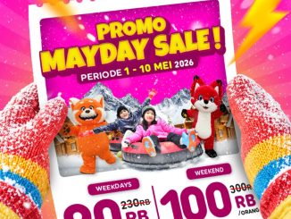 Promo Trans Snow World Bintaro MayDay Sale mulai Rp. 90.000 dengan fasilitas main salju lengkap di Bintaro