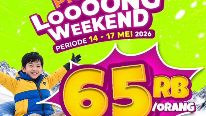 Promo Trans Snow World Surabaya Loooong Weekend Rp. 65.000 tiket bermain salju hemat di Surabaya
