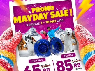 Promo Trans Snow World Surabaya MAYDAY SALE mulai Rp. 65 ribu untuk pembelian 2 tiket