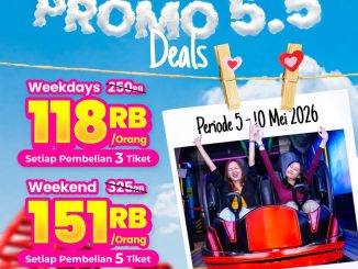 Promo Trans Studio Cibubur 5.5 mulai Rp. 118.000 tiket wahana hemat