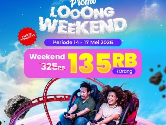 Promo Trans Studio Cibubur Looong Weekend Rp. 135.000 tiket bermain periode 14 Mei 2026 sampai 17 Mei 2026