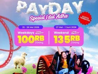 Promo Trans Studio Cibubur Payday tiket mulai Rp. 100.000 untuk weekday dan Rp. 135.000 weekend