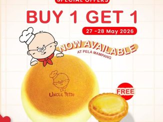 Promo Uncle Tetsu Beli 1 Cheesecake Gratis Cheesetart di Pela Mampang