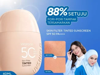 Promo Wardah NEW! Tinted Sunscreen diskon hingga 53% dengan SPF 50 PA++++