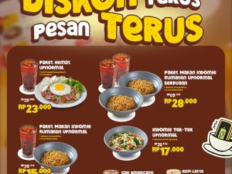 Promo Warunk Upnormal Paket Hemat mulai Rp. 15.000 dengan pilihan Indomie dan kopi
