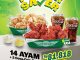 Promo Wingstop Flavor Saver 14 ayam Rp. 81.818 dengan 2 minuman Mei 2026