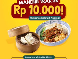 Promo Yamie Panda Diskon Rp. 10.000 Pakai QRIS Livin Mandiri minimum transaksi Rp. 88.000