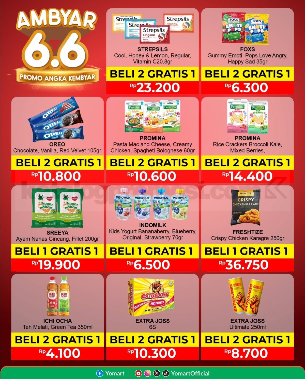 Promo Yomart Ambyar 6.6 Beli 1 Gratis 1 Promo Yomart Ambyar 6.6 Beli 1 Gratis 1 2
