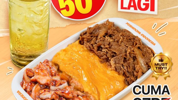 Promo Yoshinoya Payday Menu Combo Diskon 50% April 2026