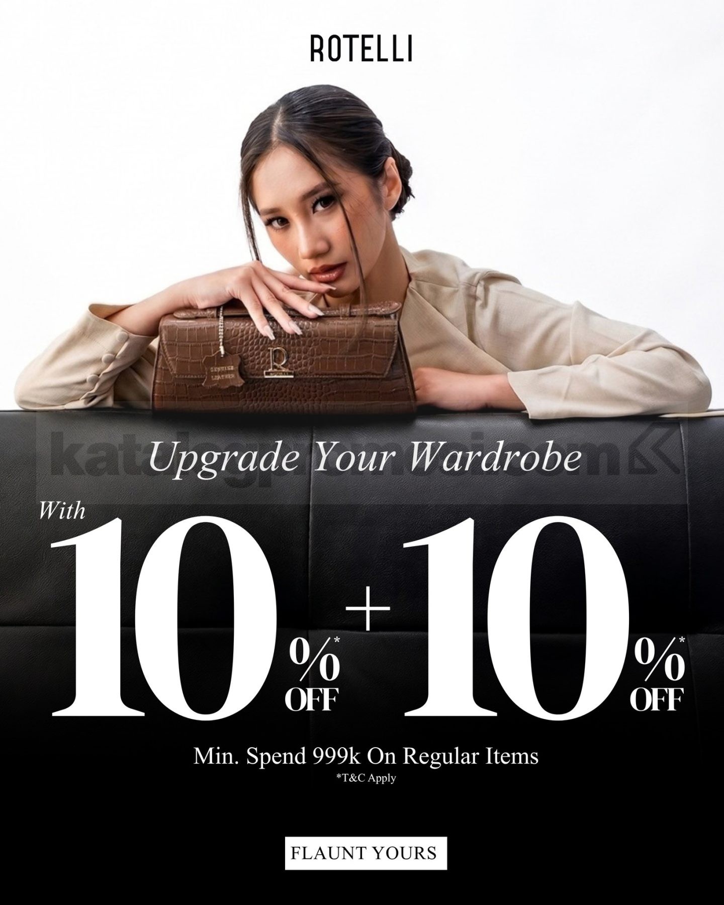 Promo Rotelli 10.10 Deals Extra Diskon 10% + 10% Promo Rotelli 10.10 Deals Extra Diskon 10% + 10% untuk produk reguler dengan minimum belanja Rp999.000.