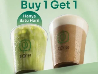 Promo Fore Coffee EUFOREIA DAY Buy 1 Get 1 via aplikasi Fore Coffee tanggal 29 Mei 2026
