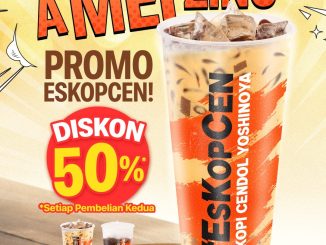 Promo Yoshinoya Diskon 50% Untuk Eskopcen dan Fresh Brew Iced Coffee pembelian kedua